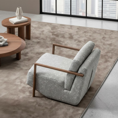 Fautull Grau Wunnzëmmer Miwwelen Design Modern Luxus Einsëtzeger Club Relax