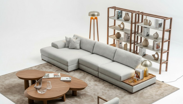 Sofa Canapé Polstermöbel Wunnlandschaft Gro Eckgarnitur Mëll Canapéen