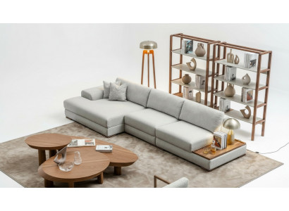 Sofa Canapé Polstermöbel Wunnlandschaft Gro Eckgarnitur Mëll Canapéen