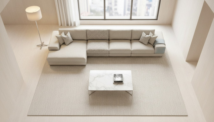 Eckcouch Wunnzëmmer Miwwelen Modern Sofa L-Form Luxus Couch Nei Gro
