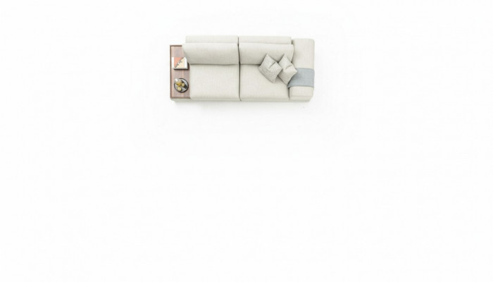 Sofa Canapé Luxus Wunnzëmmer Design 260cm Grouss Canapéen 3 Sëtzer Gro Nei