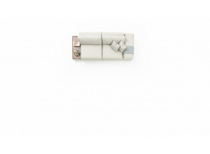 Sofa Canapé Luxus Wunnzëmmer Design 260cm Grouss Canapéen 3 Sëtzer Gro Nei
