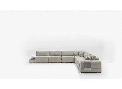 Ecksofa Polstersofa Luxus Wunnzëmmer Sofa Canapé Modern Miwwelen Nei