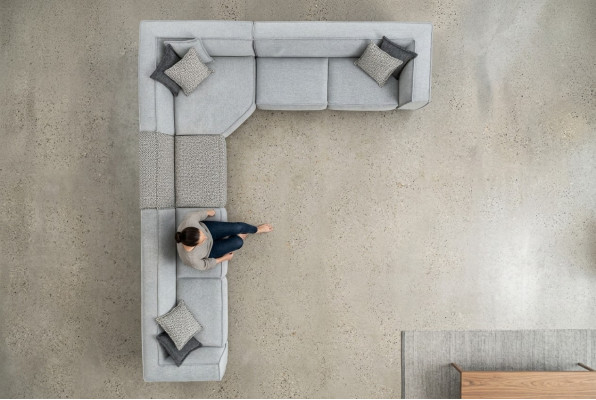 Ecksofa L-Form Design Modern Sofas Canapé Wunnzëmmer Polstersofa 430x340