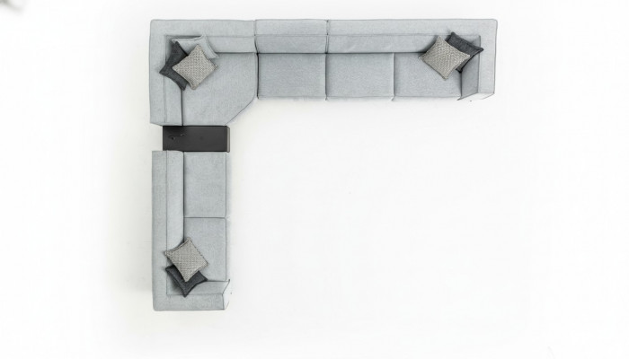 Sofa L Form Couch Polster Wunnzëmmer Modernen Design Ecksofa Textil Sofen