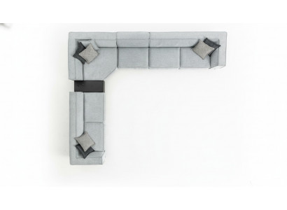 Sofa L Form Couch Polster Wunnzëmmer Modernen Design Ecksofa Textil Sofen