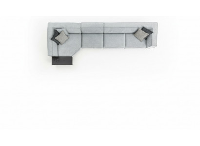 Eckgarnitur Canapé Sofa Gro Stoff Couchen Miwwel 430x165 Canapéen Canapéen