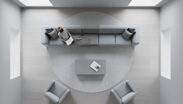 grouss Sofa Canapé 8 Sëtz Italienesch XXL Canapéen Sofaen Miwwelen Textil