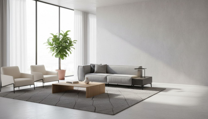 3-Sitzer Couch am modernen Stil, Luxussëtzsofa fir d'Wunnzëmmer, Luxus Stoff.