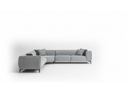 Ecksofa Polstersofa Wunnzëmmersofa Couch L-Form Modern Design Nei