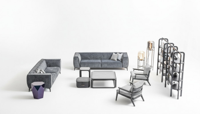 Sofagarnitur 431-Sëtzer Sofas Still Luxus Garnitur XXL Stoff Sofa Miwwelen