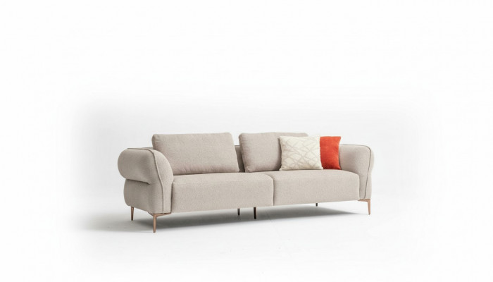 Sofa Beige Wunnzëmmer Sofaen Couch Design Modernen Stil Couchen