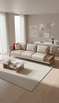 Sofa 3 Sëtzer Beige Modern Design Luxus Wunnzëmmer Couch Miwwelen