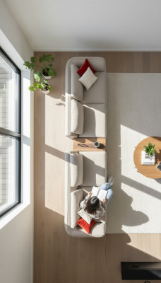 Sofaen grouss Sofa Couch 6 Sëtz Italienesch xxl Couchen Miwwelen Textil