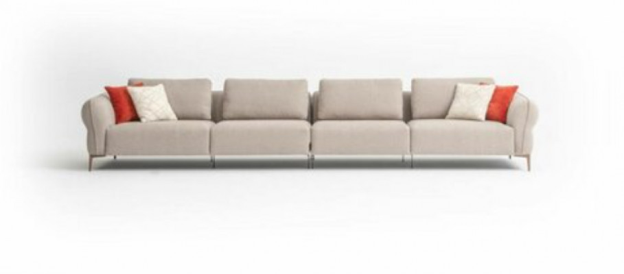 Canapé 6 Sëtzer Polstersofa Luxus Wunnzëmmer Modern Design Stil Neie
