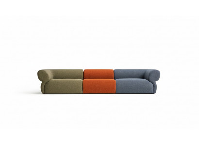 Canapé 5 Sëtzer Wunnzëmmer Polstercanapé Modern Stil Canapéen Couch Nei