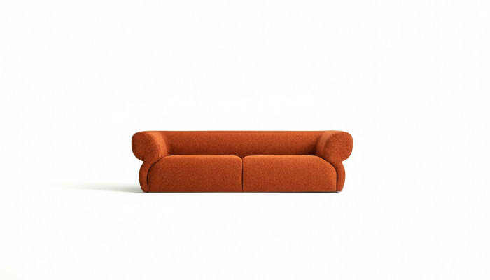 Modern Sofa 3 Sëtzer Luxus Miwwelen Wunnzëmmer 250cm Design Polstersofa Neid.