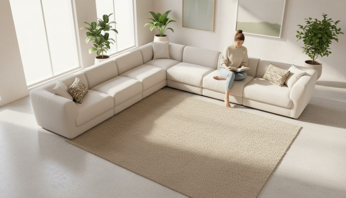 Ecksofa Eckgarnitur Stil Eckcouch Polstersofaen L-Form Couch 495x315cm