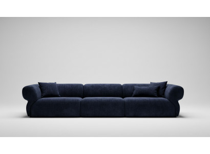 grouss Sofa Canapé 5 Sëtzer Italienesch xxl Canapéen Sofa Miwwelen Textil