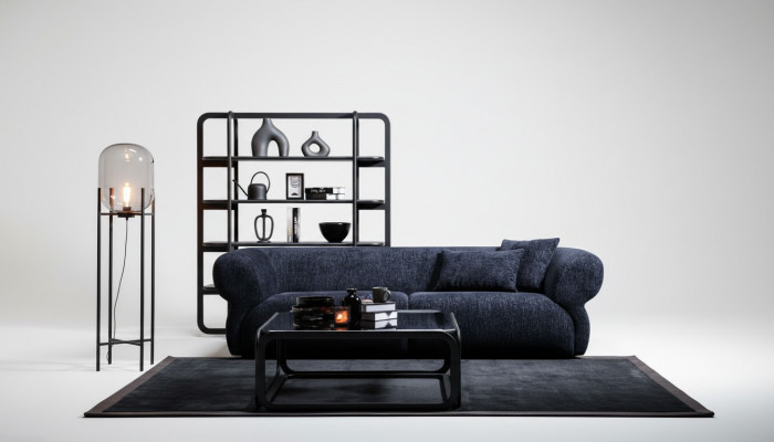 Sofa 3 Sëtzer Couch Grouss Sofas xxl 250cm Design Modern Sëtz Textil Polstersofa