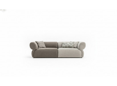 Sofa Luxus 3-Sëtzer Gräis Polstersofa Wunnzëmmer Dräisëtzer Couchen 250cm