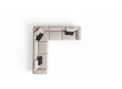 Maulwurf Eckcanapé Eckcanapé-Set Kompakt Sofaecker Textilmiwwel Sëtzécke Canapé
