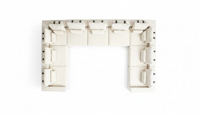 Design Ecksofa L-Form Modern Sofae Polstersofa Wunnzëmmer Modernes