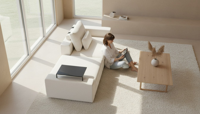 Wunnzëmmerméiwele Luxus Couch Polsterméiwele Modern Designer Canapéen