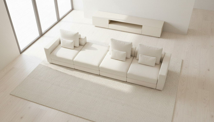 Eckpolstersofa Luxus Sechssëtzer Modern Canapé Eckwunn-Grupp Wunn-Grupp