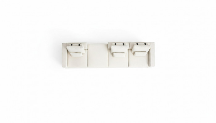 Eckpolstersofa Luxus Sechssëtzer Modern Canapé Eckwunn-Grupp Wunn-Grupp
