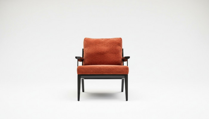 Fautëil 1-Sëtz Textil Wunnzëmmer Luxus Polster Sëtz Nei Modern Design