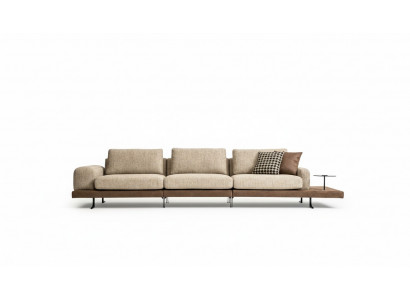 Sofa 4 Sëtzer Luxus Polstersofa Neit Design Textil Wunnzëmmer Modern