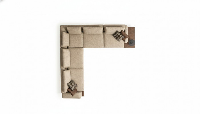 Eckcouch L-Form Wunnzëmmer Couch Design Modern Polstersofa Miwwelen