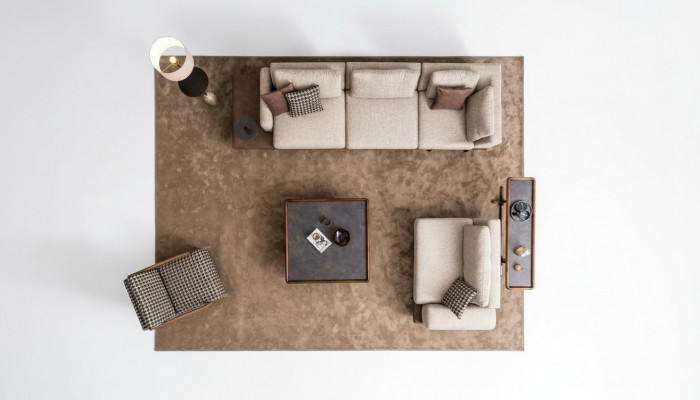 Sofagarnitur Set Design Modern Polstersofa Luxus Wunnzëmmer Stoffgarnitur