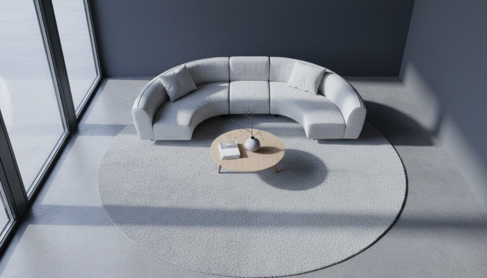 Halbronn Gro Eckcouch-Garnitur Textil Sofaen U-Form Couch Modern Nei