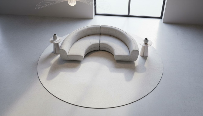 Hallefronnt Polstersofa U-Form Couch Wunnzëmmer Ariichtung Modern Sofa