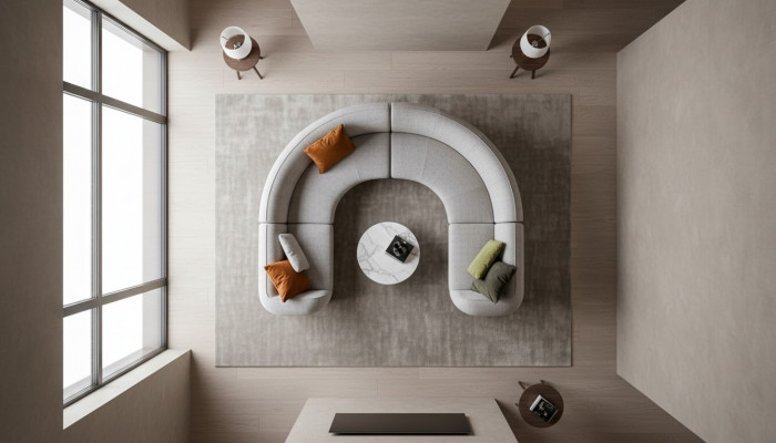 Luxus Ecksofa U Form Sofa Wunnzëmmer Polstersofa Modern Design Miwwelen