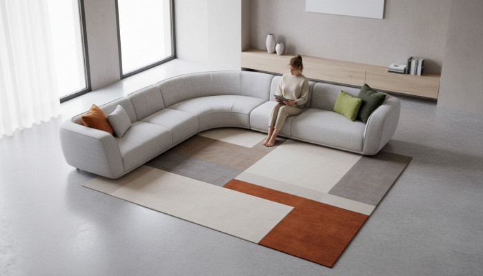 Wunnzëmmer Ecksofa Luxus L-Form Sofa Modern Sëtzberäich Lounge Sëtzgrupp