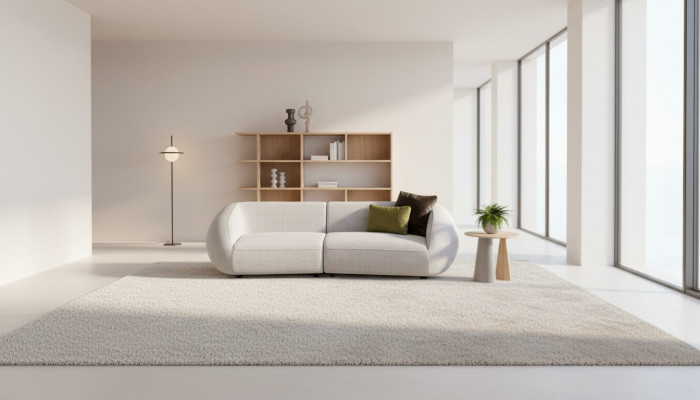 Grau Wunnzëmmer Polster Canapé Modern Textil Couchen Luxus Miwwelen Couch