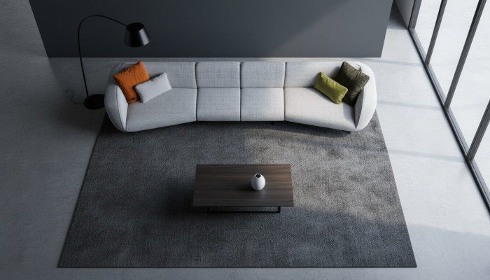 Grouss Sechser Sëtzschof fir d'Wunnzëmmer Couch Polstersofa Luxus Designer Miwwel