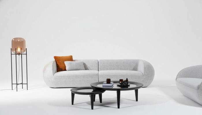 Wunnzëmmer Canapé Dräisëtzer Modern Luxus Polstermöbel Canapé Sëtzméibel