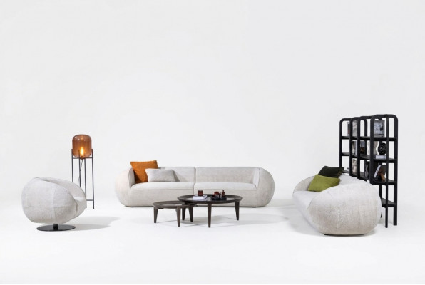 Sofagarnitur Dräisëtzer Fauteuil Modern Wunnzëmmermiwwele Polstersofagarnitur