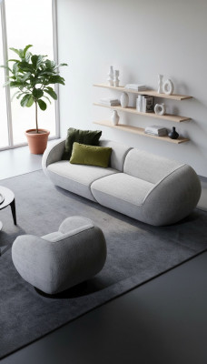Grouss Sofagarnitur Dräisëtzer Still Garnitur Polstermöbel Luxus Design