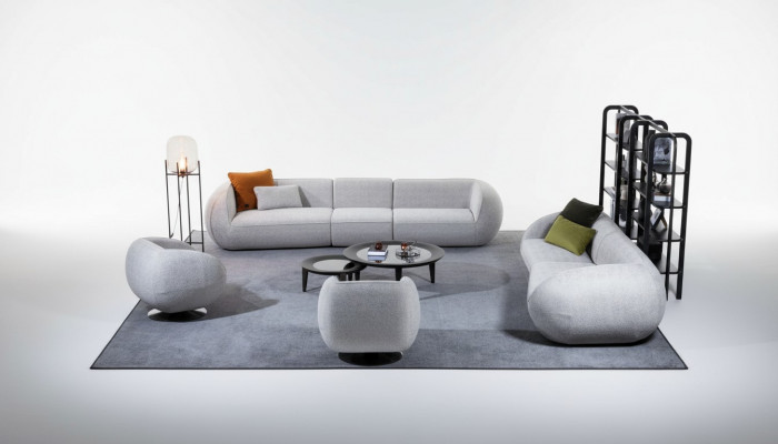 Canapé-Set Wunnzëmmermoöbel Fënnefsëtzer Véiersëtzer Fauteuil Set Designer Moöbel
