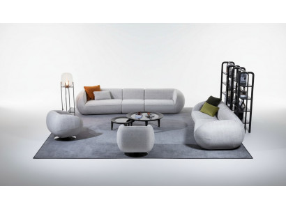 Canapé-Set Wunnzëmmermoöbel Fënnefsëtzer Véiersëtzer Fauteuil Set Designer Moöbel