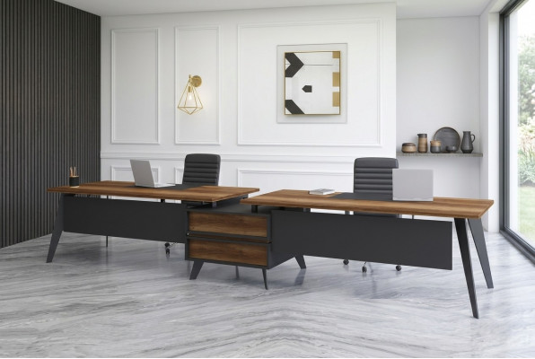 Groussen Schreifdësch Duebel Schreifdësch Büro Miwwelen Schreifdëscher