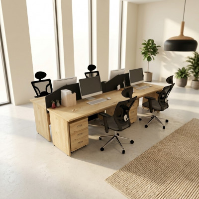 Groussen Holzdësch Büro Computerdësch Modern Büro Miwwelen