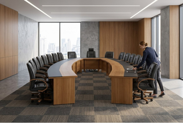 Groussen Konferenztisch Büro Miwwel Aarbechtsraum Dësch 830cm xxl