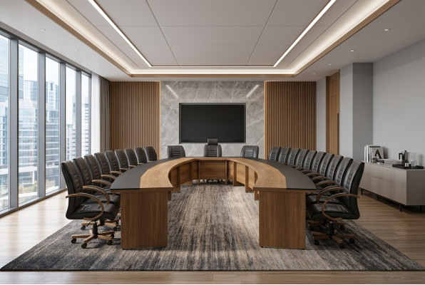 Groussen Konferenztisch Büro Miwwel Aarbechtsraum Dësch 830cm xxl