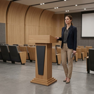 Stehpult Holz Bürosmiewelen Aarbechtszëmmer Stehtisch Miwwelen Designer
